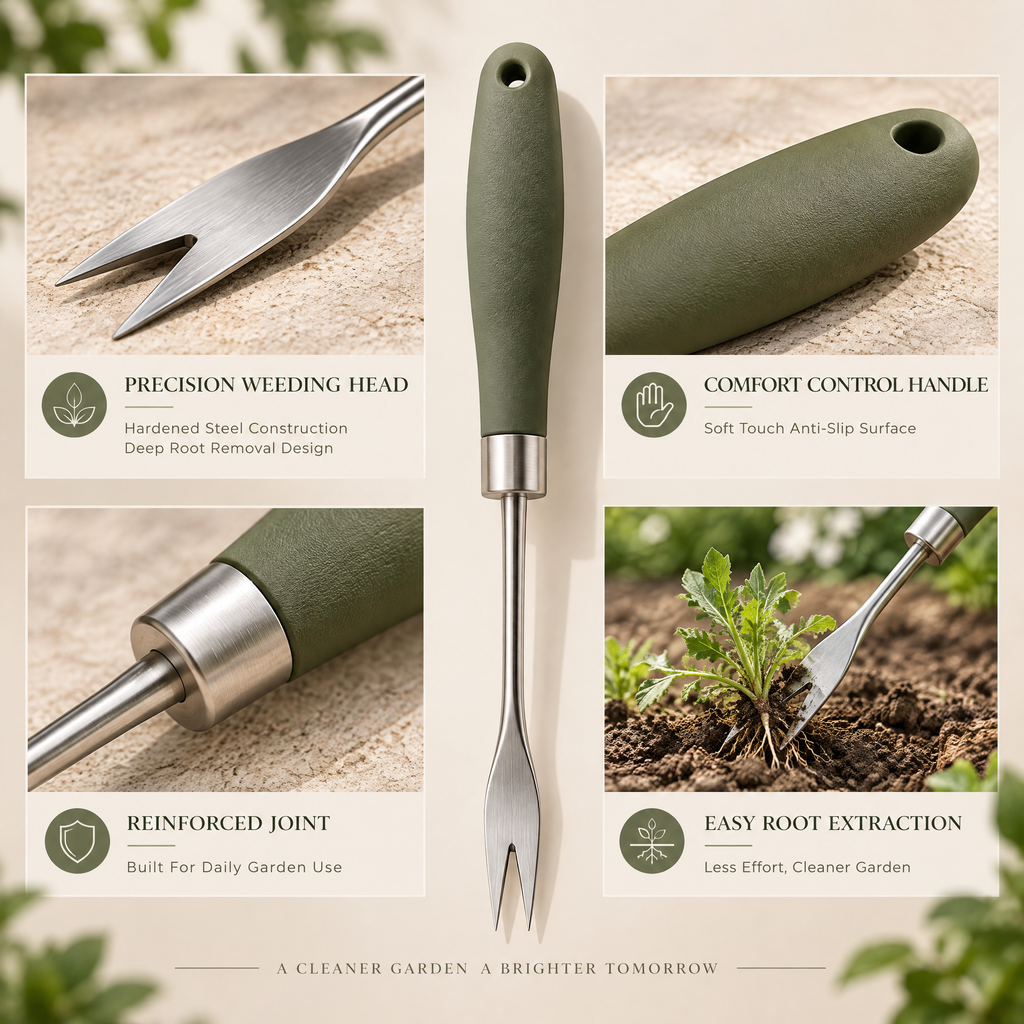 Valtherin™ Stainless Steel Garden Weeding Fork