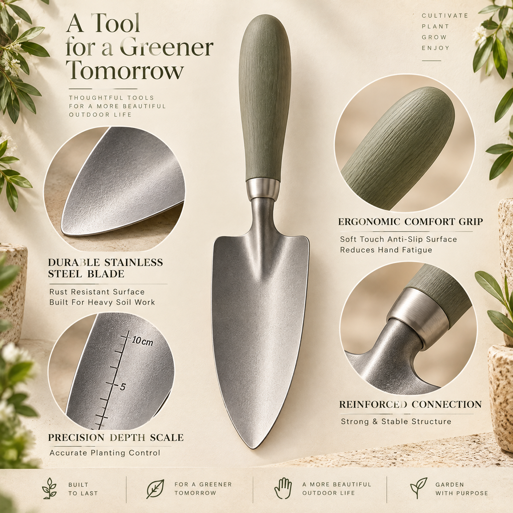 Valtherin™ Stainless Steel Garden Hand Trowel