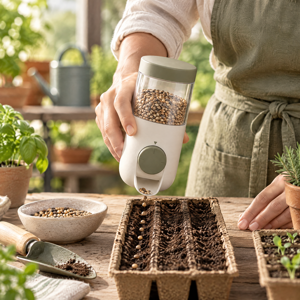 Valtherin™ Adjustable Garden Seed Dispenser