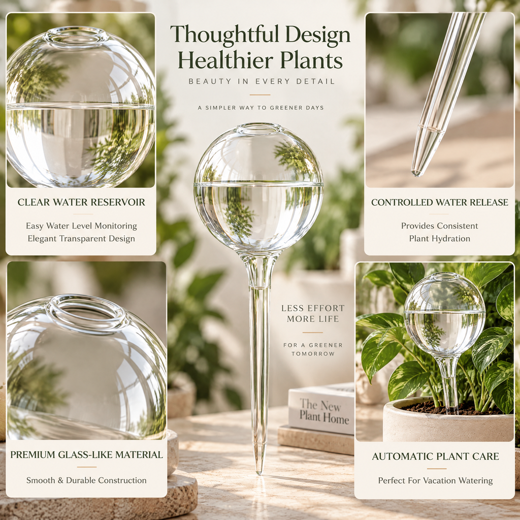 Valtherin™ Glass Plant Watering Globe