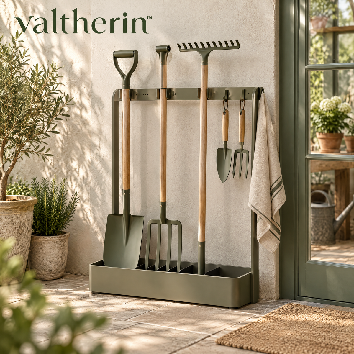 Valtherin™ Garden Tool Storage Rack