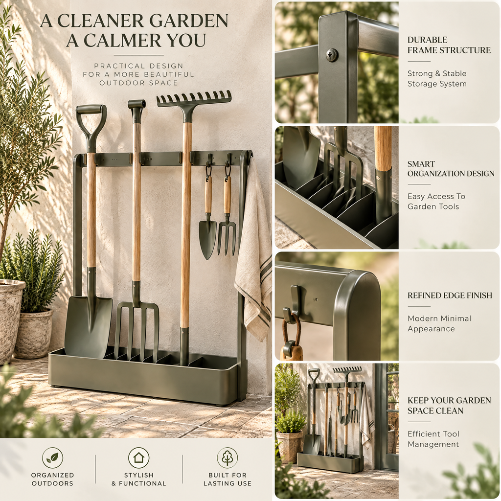 Valtherin™ Garden Tool Storage Rack